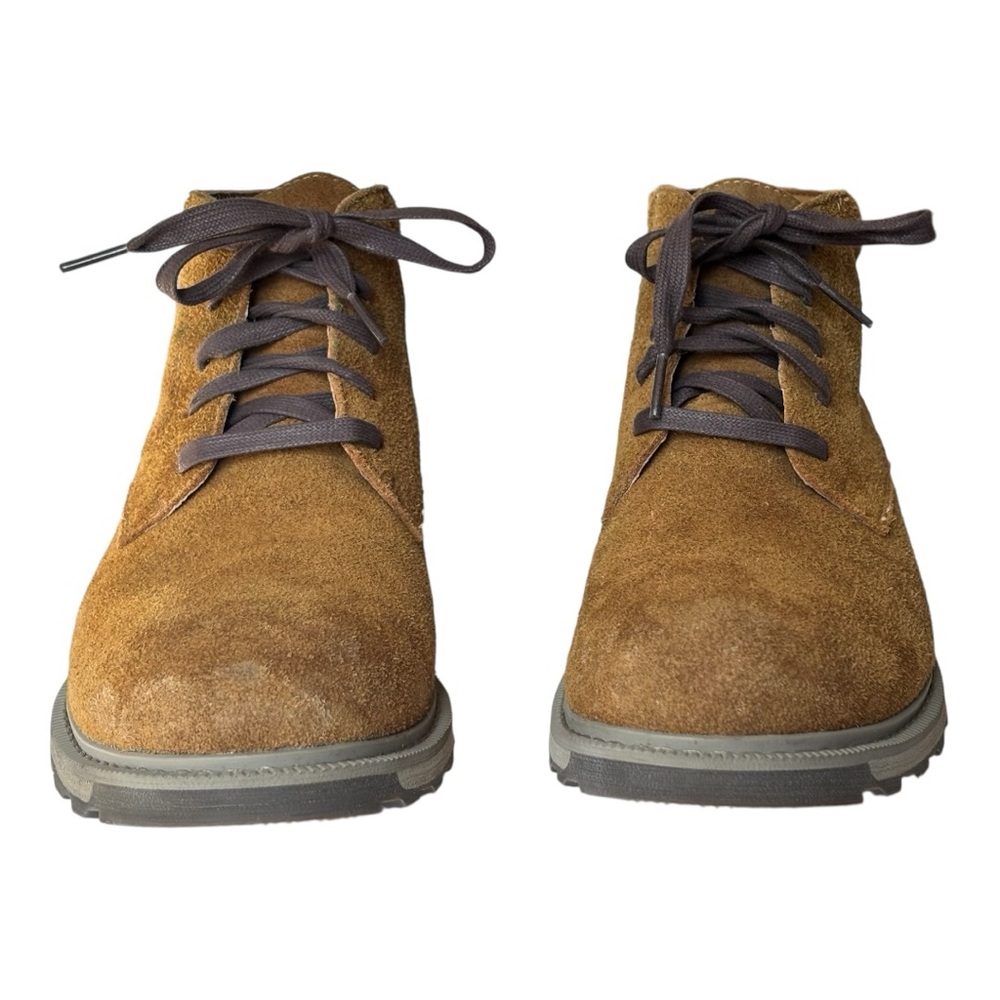 Sorel men’s waterproof chukka Madson II suede boot chestnut | size 8.5 - Picture 3 of 16